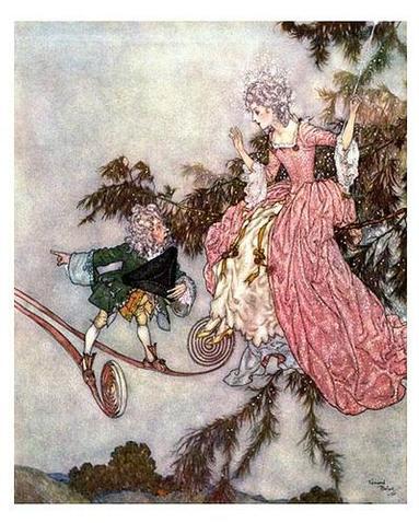 Edmund Dulac 
	- News brought by a dwarf