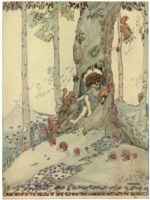 The Birthday of the Infanta: Crouched in the Hollow of Some Old Oak Tree Sharing his Nuts with the Squirrels, Jessie M. King