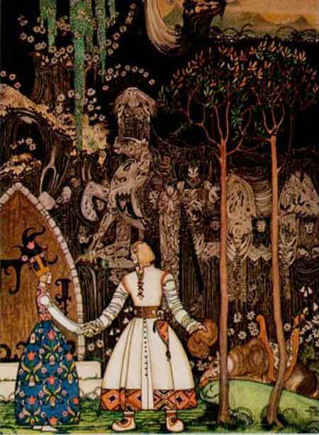 Kay Nielsen - The Wolf is Waiting