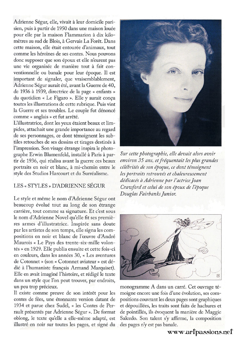 Adrienne Segur at 35, early designs influenced by Maggie Salcedo
