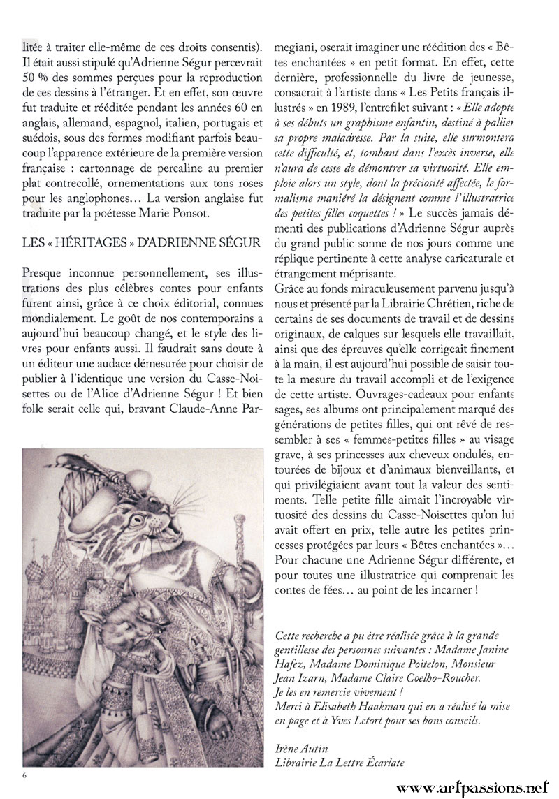 Adrienne Segur, biography