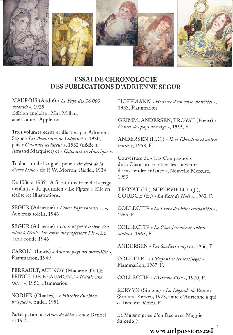 Adrienne Segur, biography